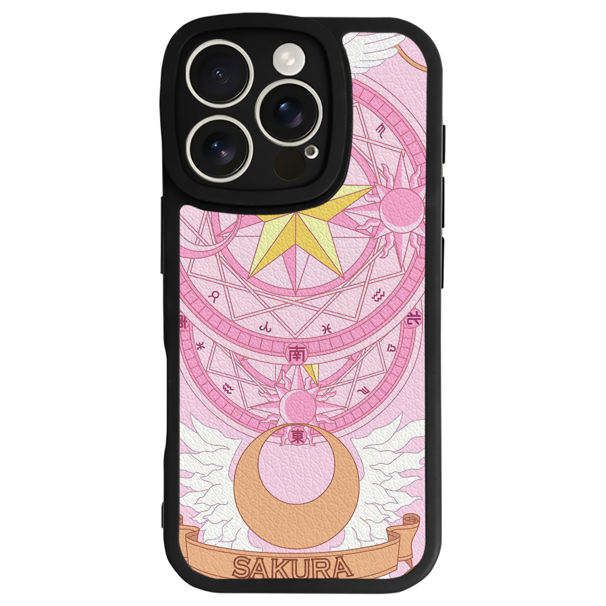 （画像用） 美少女戦士セーラームーン Sailor Moon 【iPhone 16シリーズ対応】シリコンスマホケース（レザー調） 材質：シリコン